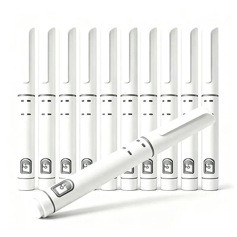 Disposable Rotary Injection Pen 3ml 60IU Auto Dose Control 10PCS Injection Pen Qst White-10PCS