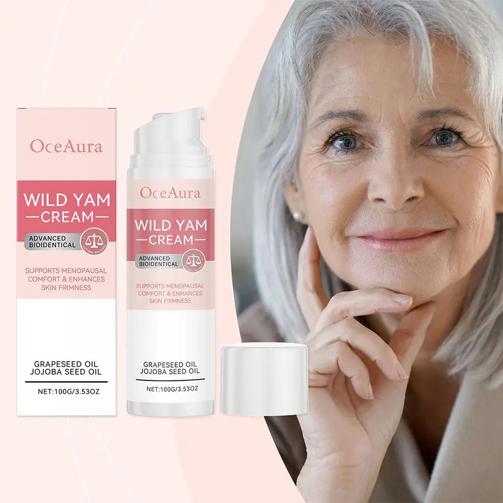 Wild Yam Cream – Natural Facial Moisturizer for Women Facial Moisturizer Cream Qme