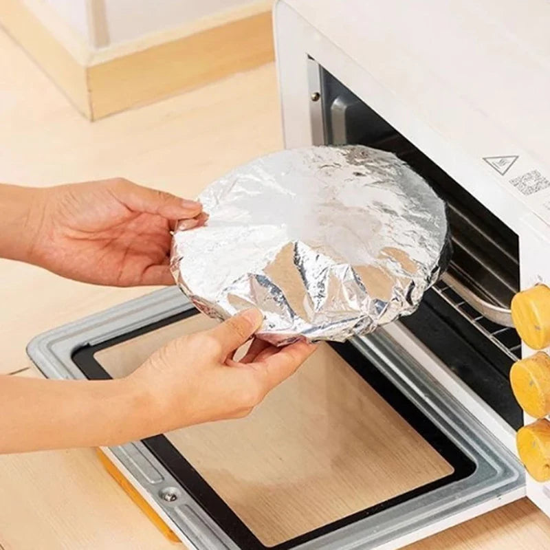 Reusable Aluminum Foil Insulation Covers for Bowls – 10 Pack Food Storage Covers Qme