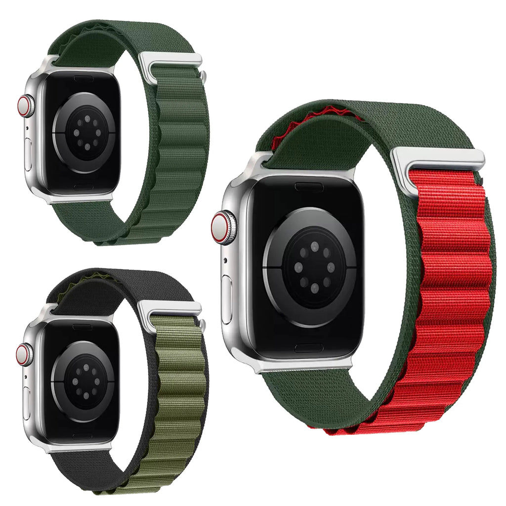 Nylon Apple Watch Band 42/44/45mm Metal Buckle | Qme Watch Band Qme