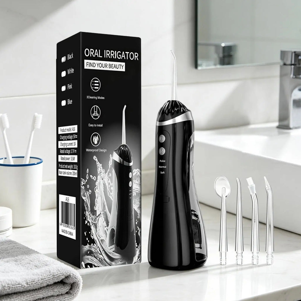 Rechargeable Electric Water Flosser & Brace Irrigator Electric Water Flosser Qme
