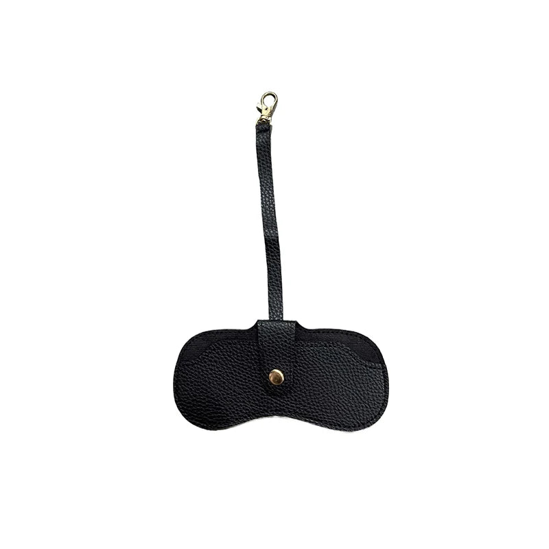 Soft Slim Glasses Pouch – Portable Sunglasses Case Bag Glasses Case Pouch Qst Black