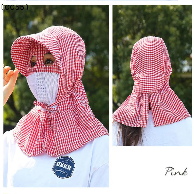 Women's UV Protection Sun Hat – Full Face & Neck Coverage Sun Protection Hat Qst