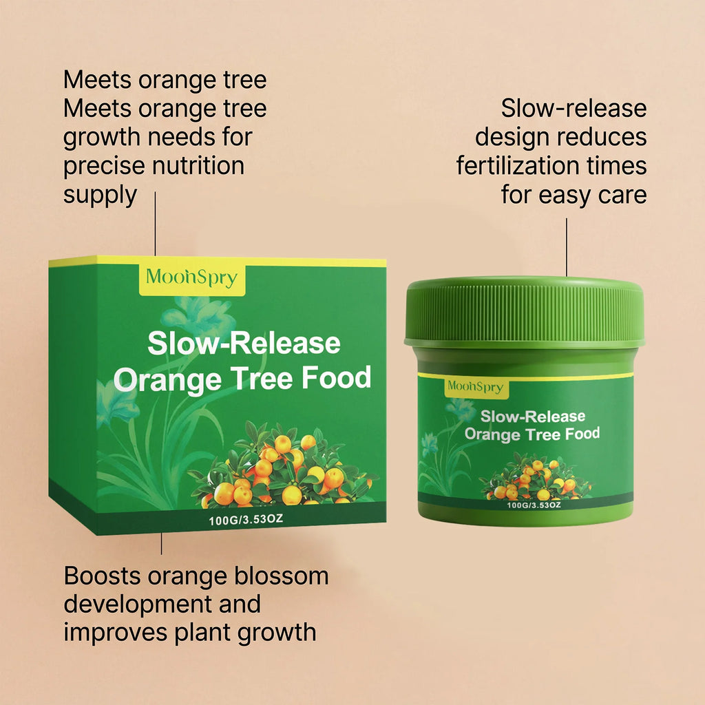Slow-Release Organic Citrus & Orange Tree Fertilizer – MOONSPRY Organic Tree Fertilizer Qst