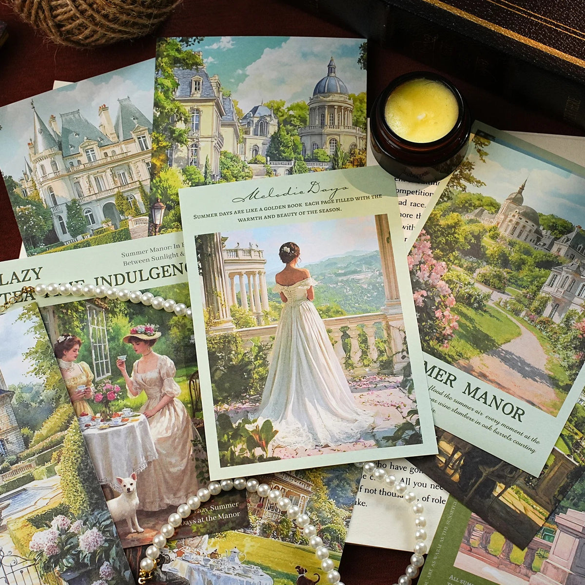 Four Seasons Landscape Scrapbooking Paper – 20 Sheet Journal Kit Decorative Craft Paper Qme