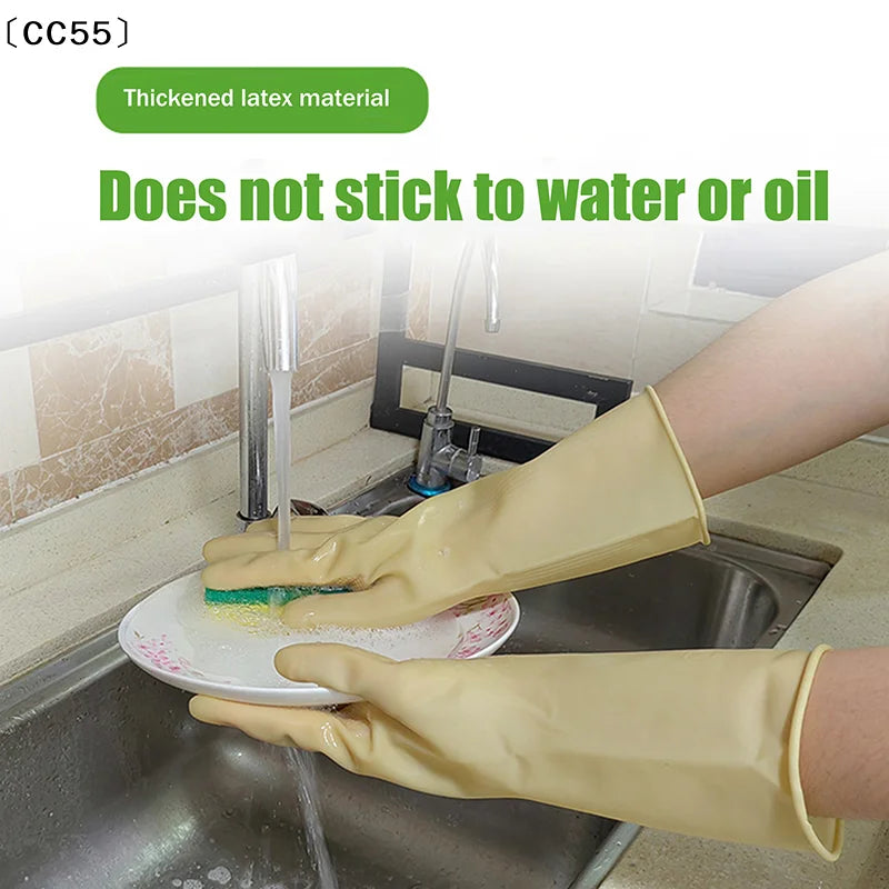 Rubber Household Gloves – Dishwashing, Cleaning & Laundry Household Cleaning Gloves Qst