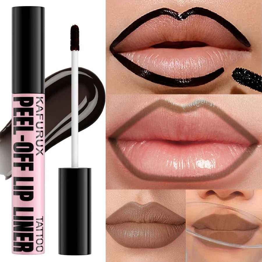7 Colors Peel Off Lip Stain | Long-Lasting Waterproof Tint Peel Off Lip Stain Qme