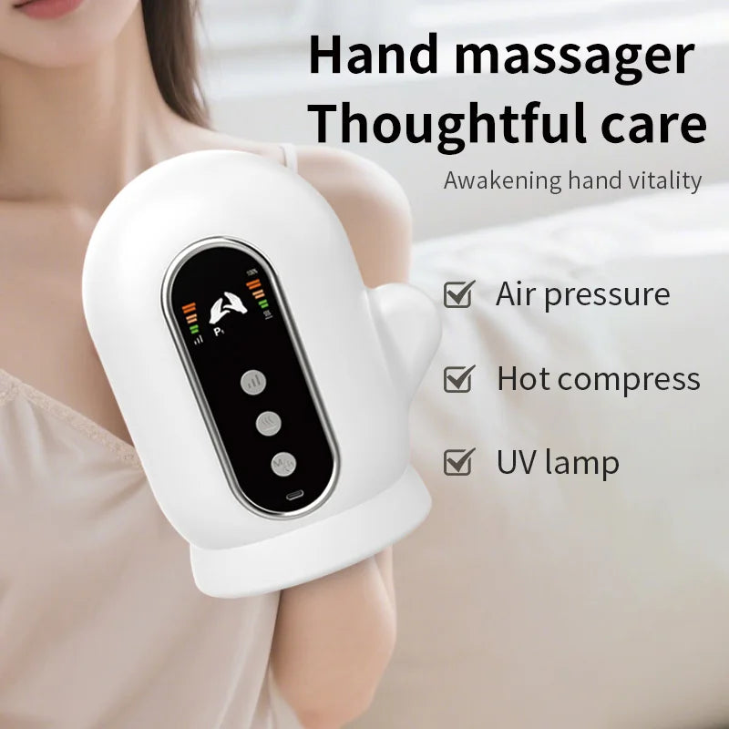 VIMYSHOW Hand Massager – Airbag Compression & UV Cleaning Electric Hand Massager Qst