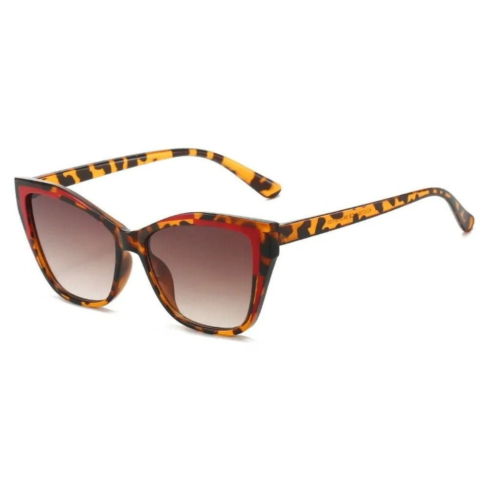 Y2K Cat Eye Sunglasses Steampunk Square Frame – 6 Colors Fashion Sunglasses Qme Style F