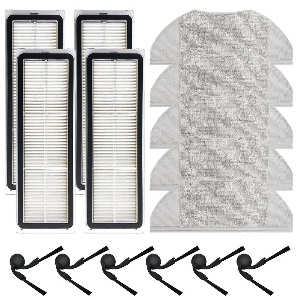 Xiaomi Robot Vacuum S40 OV81 Side Brush HEPA Filter Mop Cloth Kit Vacuum Replacement Kit Qme B