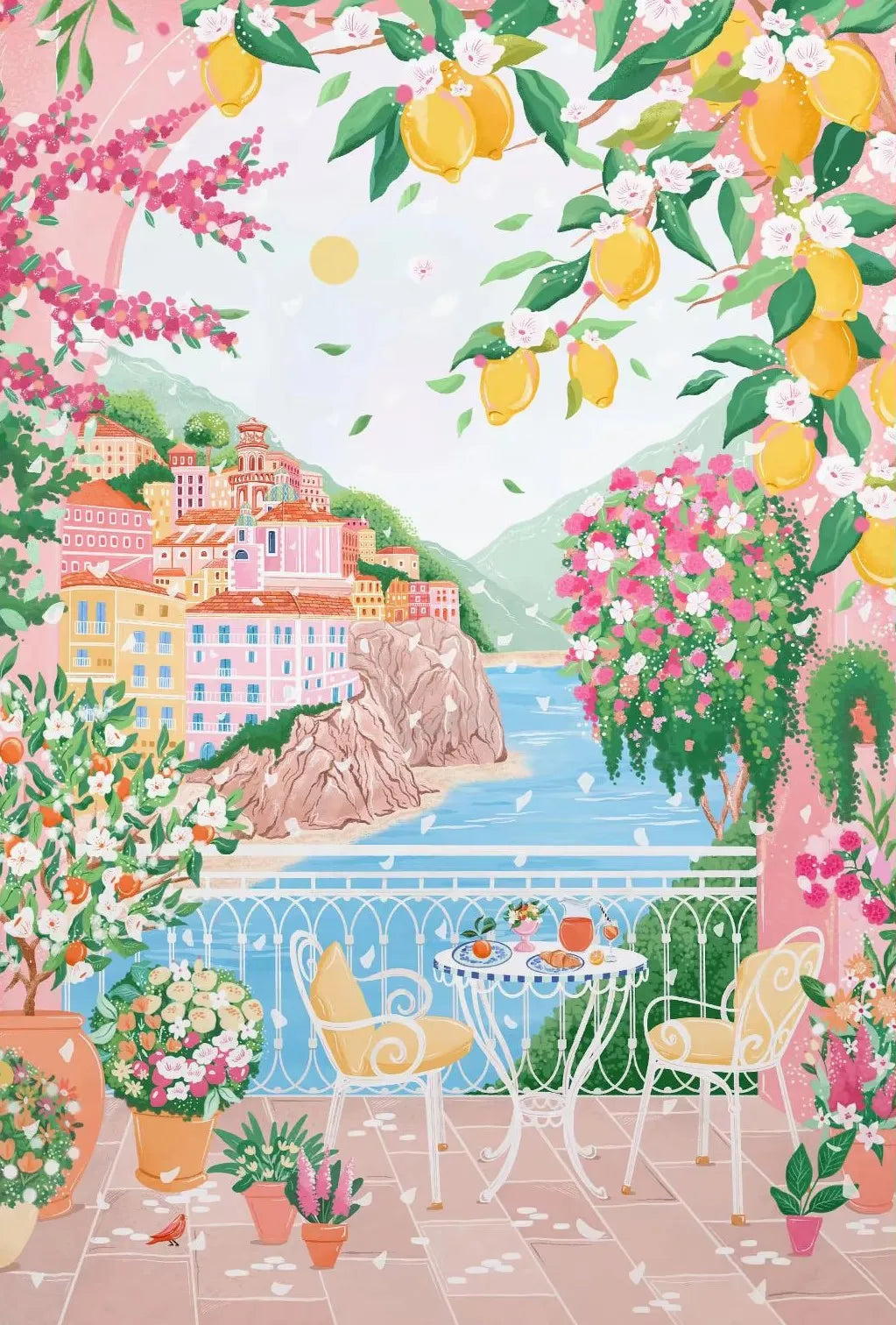 Travel Cities Canvas Wall Art – Italy Japan New York Poster Canvas Wall Art Qst SKU-08 20x30cm Unframed