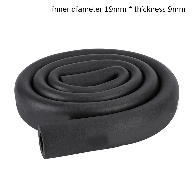 Sponge Rubber Pipe Insulation Sleeve 1.8M – Waterproof Thermal Pipe Insulation Sleeve Qme ID19MMxthickness9MM
