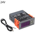 Dual Digital Thermostat & Humidity Controller 1210W Digital Climate Controller Qme 24v