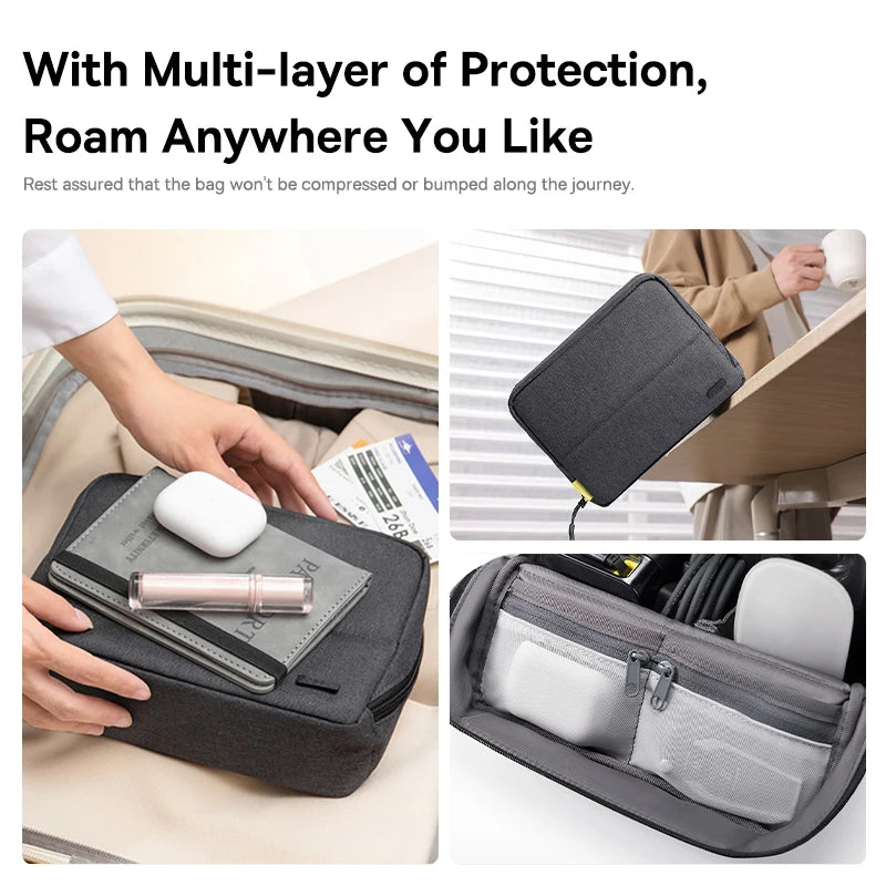 Baseus Nomos Digital Device Storage Bag | Electronics Organizer Electronics Organizer Bag Qst