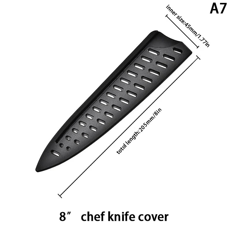 Kitchen Knife Blade Sheaths – Plastic Protective Covers Knife Blade Sheath Qme A7