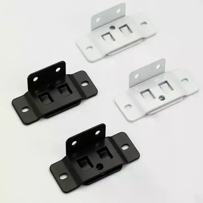 2-in-1 Iron Fixed Fastener Insert | L-Shaped 90° Connector Furniture Fastener Bracket Qme