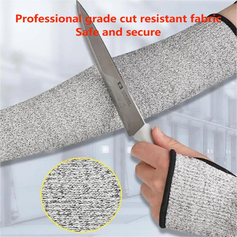 18-Inch Cut-Resistant Safety Arm Sleeve – Glass & Industrial Safety Arm Sleeve Qst Default Title