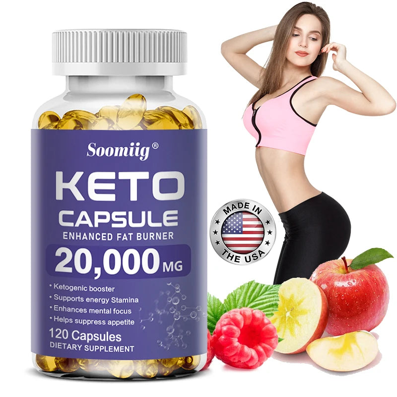 Keto BHB & Apple Cider Vinegar Capsules – NON-GMO Supplement Dietary Supplement Qst