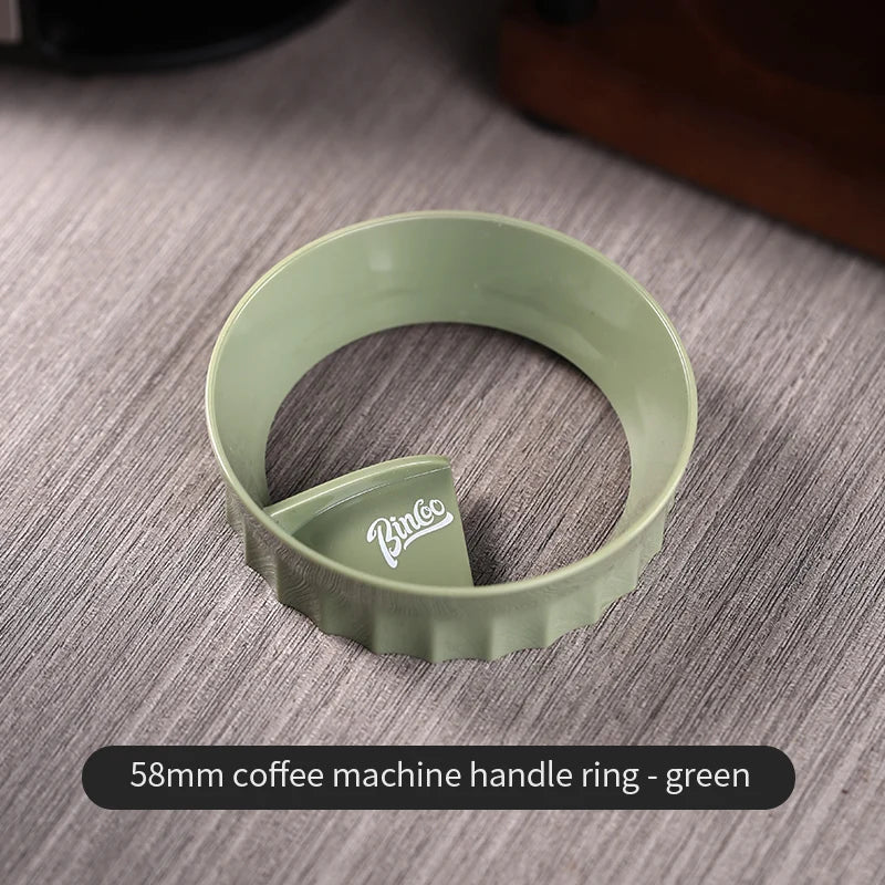 Bincoo Magnetic Coffee Dosing Ring 51mm 58mm Portafilter Espresso Dosing Ring Qst green 58mm