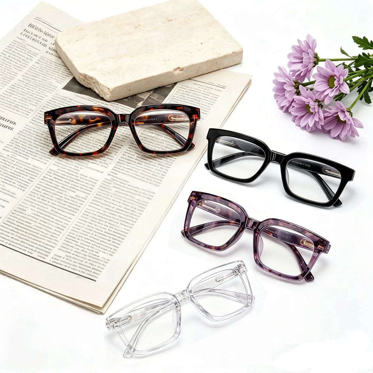 VOPHA L29 Anti-Blue Light Reading Glasses Spring Legs Reading Glasses Qst