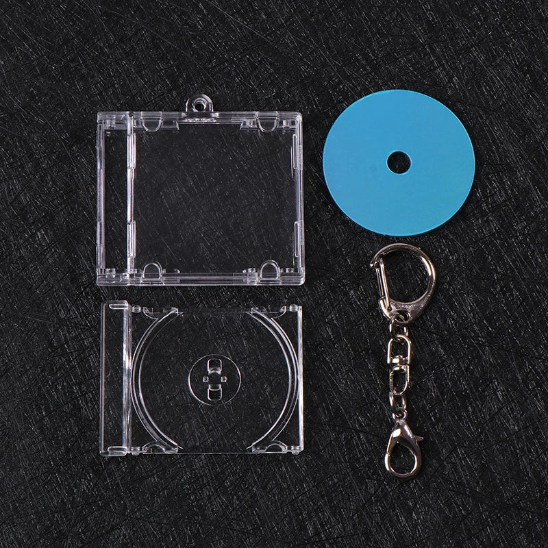 NFC CD Disc Keychain – Personalized Music Lover Gift NFC Keychain Qme A3No NFC