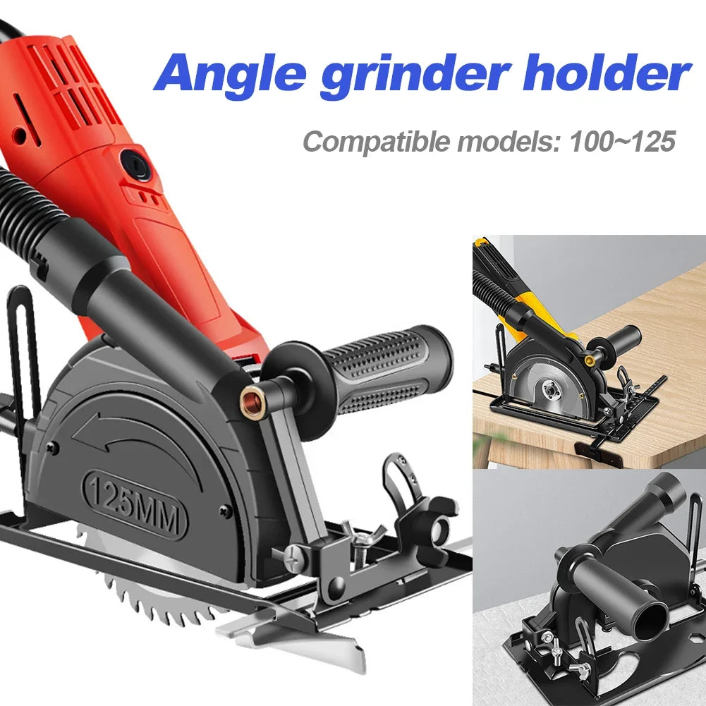 Angle Grinder Positioning Bracket | Adjustable 0–45° Converter Grinder Cutting Bracket Qme
