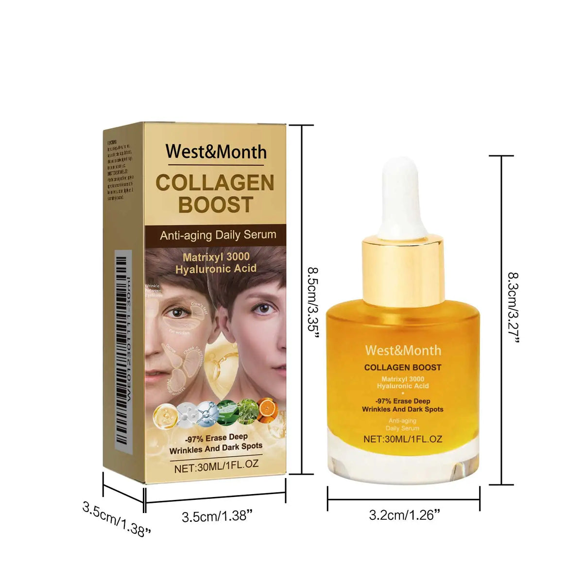 Collagen Face Serum – Hydrating, Tightening & Smoothing Collagen Face Serum Qme