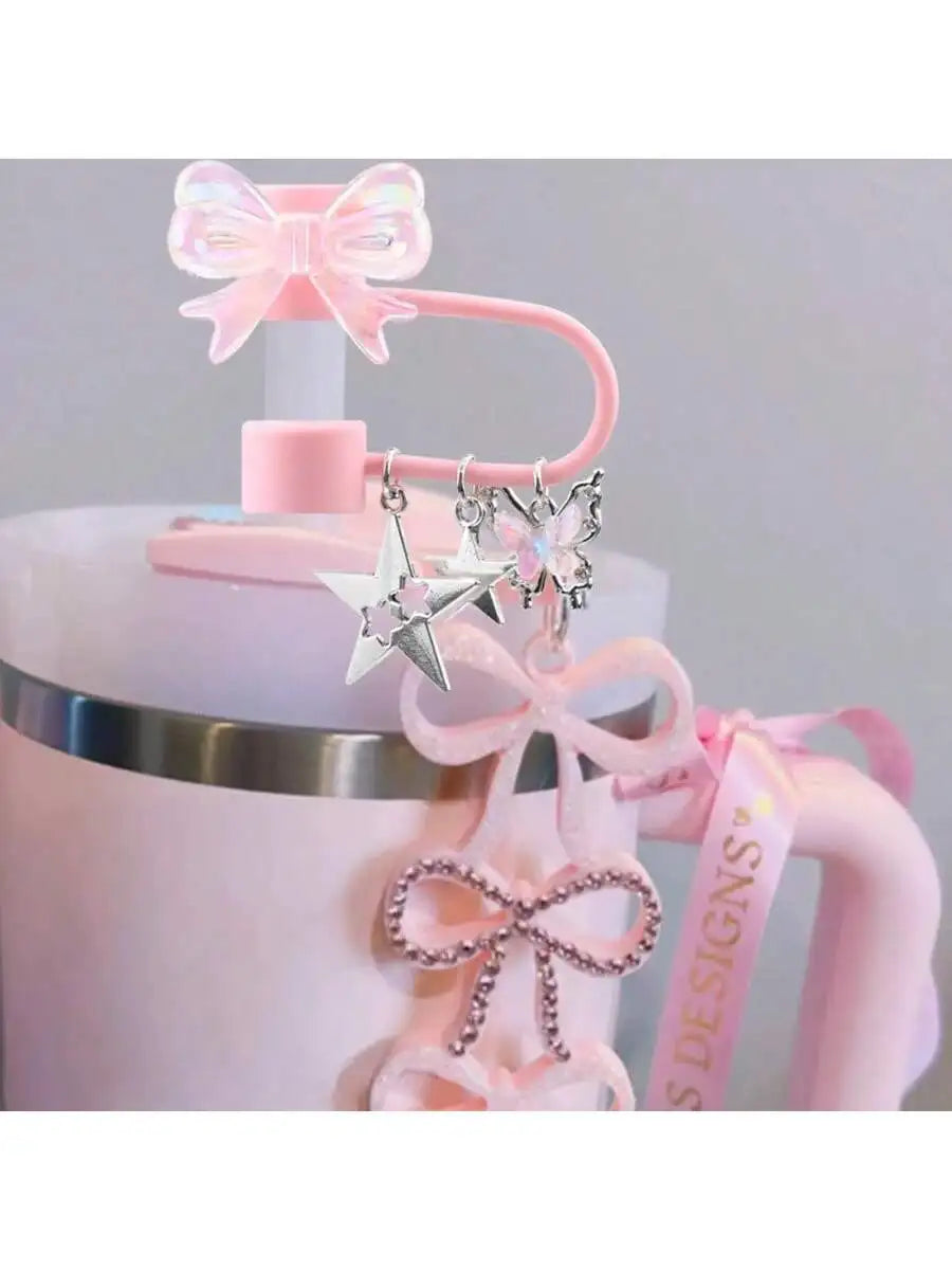 Strawberry Star Straw Lid Dust Cover for Stanley 40oz 30oz Drinkware Lid Cover Qme