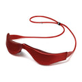 Qme 3D Red Light LED Eye Massager – Anti-Aging Eye Care LED Eye Massager Qme Brown USB Type-C