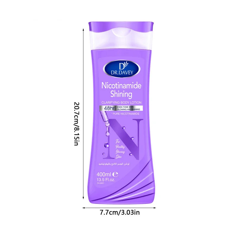 DR.DAVEY Nicotinamide Body Lotion – Moisturizing Family Pack Body Lotion Qst