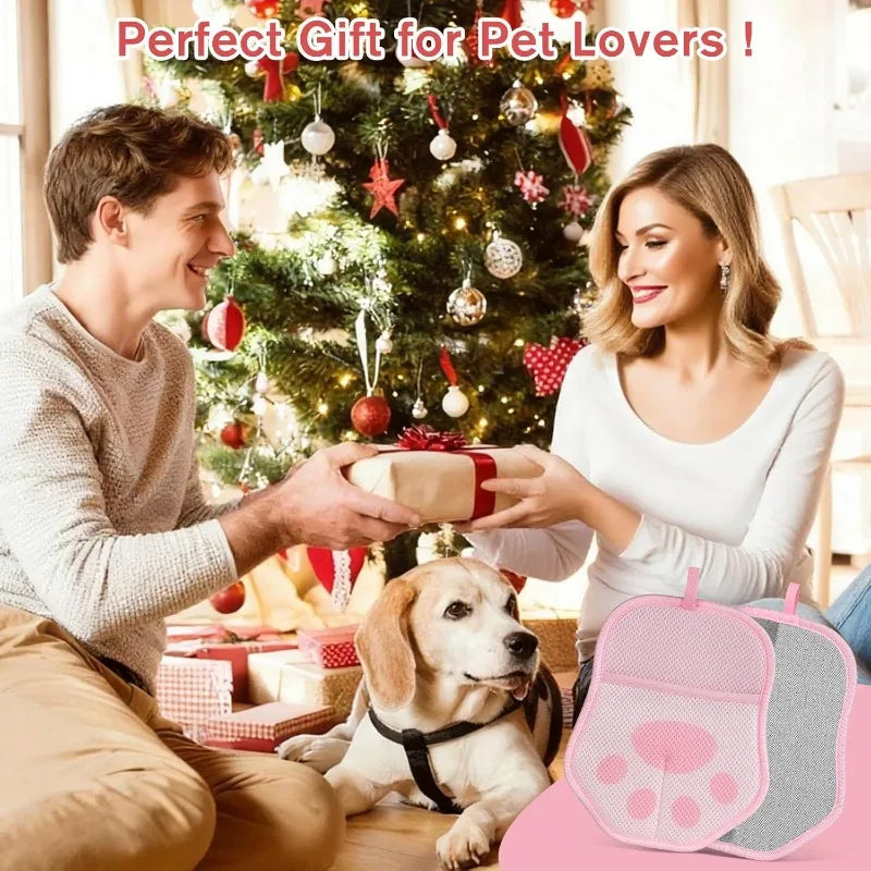 Reusable Pet Hair Removal Gloves for Dogs & Cats Pet Hair Remover Glove Qme