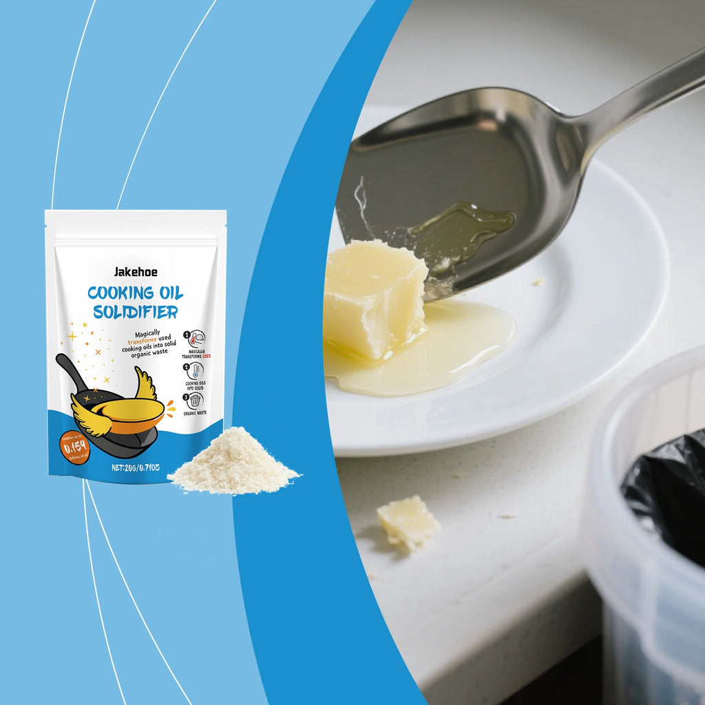 JAKEHOE Cooking Oil Solidifier Powder 20g – Eco-Friendly Oil Solidifier Powder Qst
