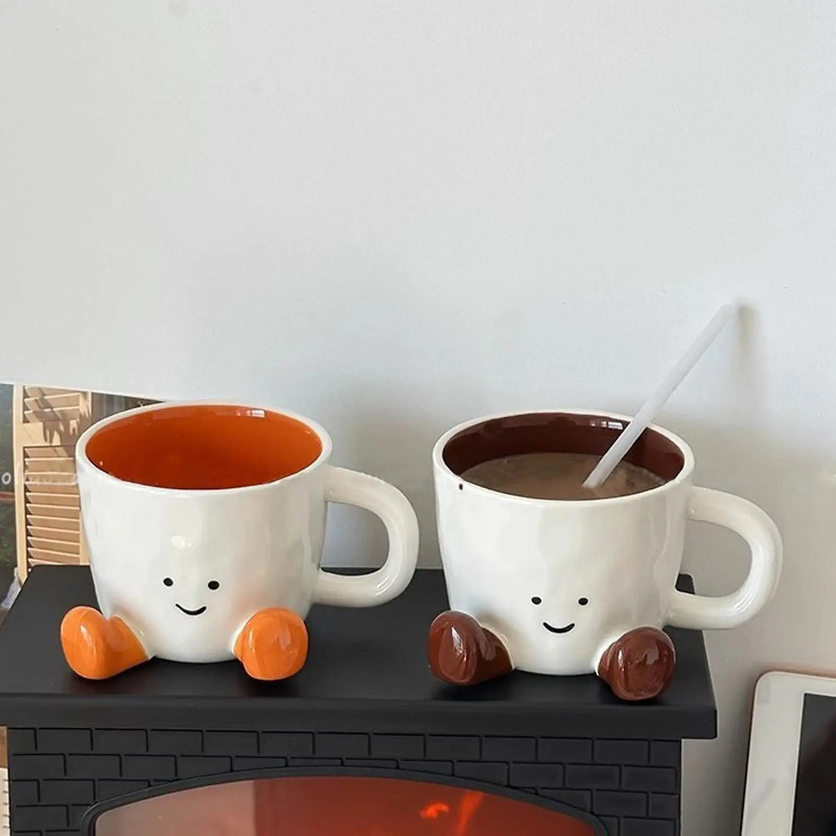 Funny Ceramic Coffee Mug – Cute Tea Cup for Home & Office Ceramic Coffee Mug Qme