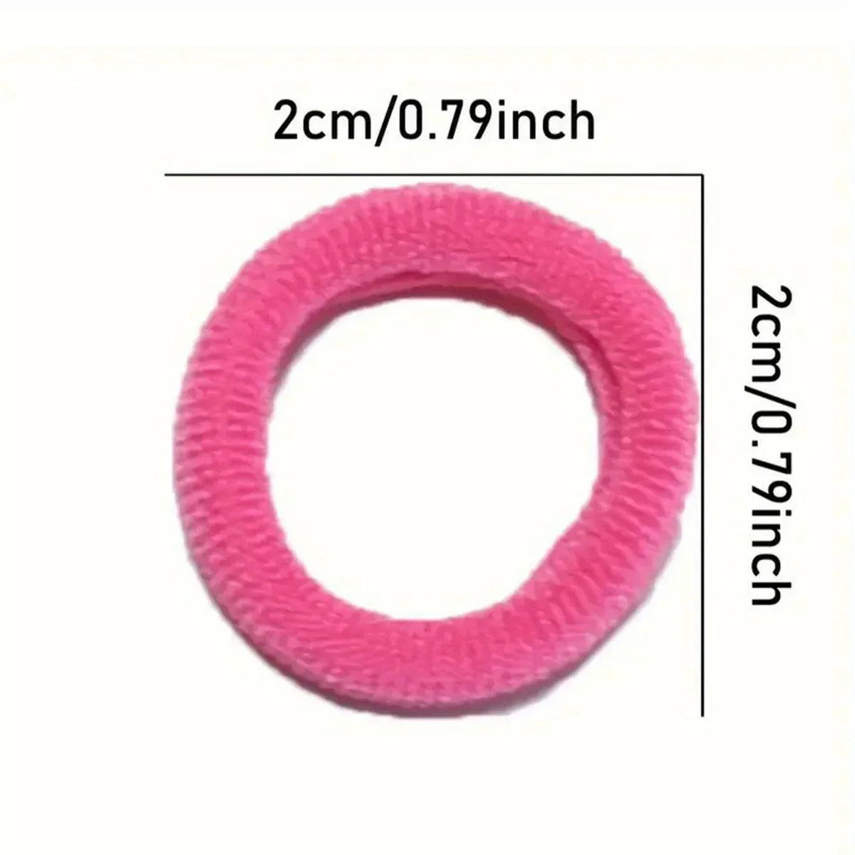 Colorful Elastic Hair Bands – Mixed Color Polyester Ties Elastic Hair Ties Qme