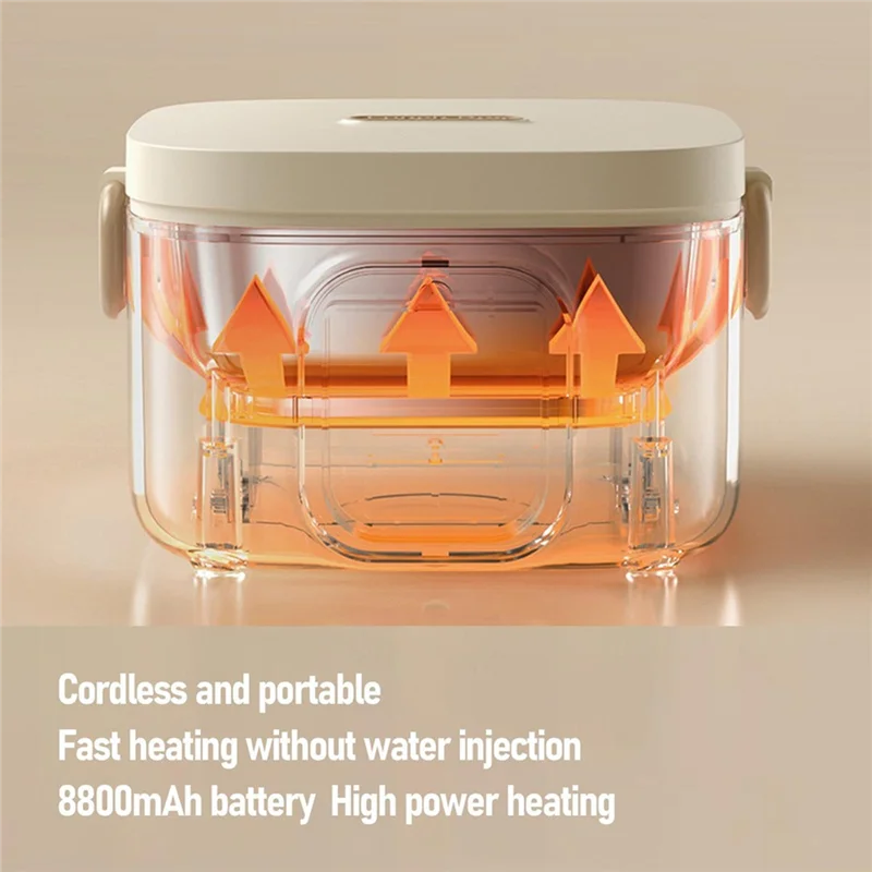 MiLESEEY B15C 500ml Smart Electric Food Warmer – Stainless Steel Electric Food Warmer Qst