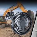 12V 24V USB Car Dashboard Fan | 360° Suction Cup Mount Car Dashboard Fan Qme Default Title