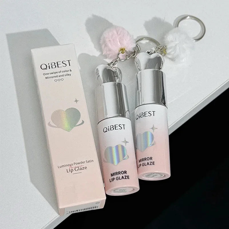 QIBEST Mirror Lip Glaze – Moisturizing Long-Lasting Lip Gloss Liquid Lip Gloss Qme