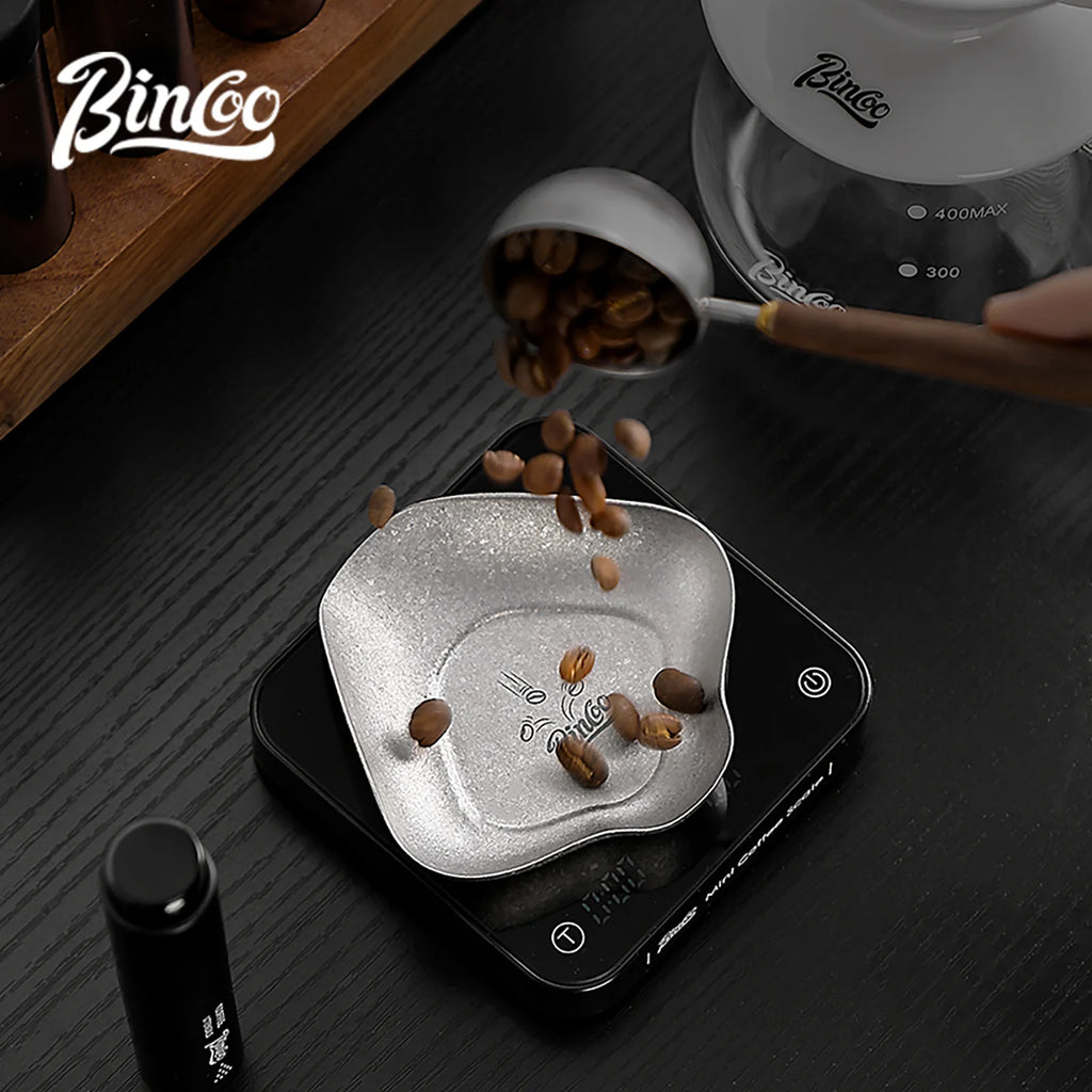 Bincoo Pure Titanium Dosing Disc – Coffee Bean Weighing Tray Coffee Dosing Tray Qst
