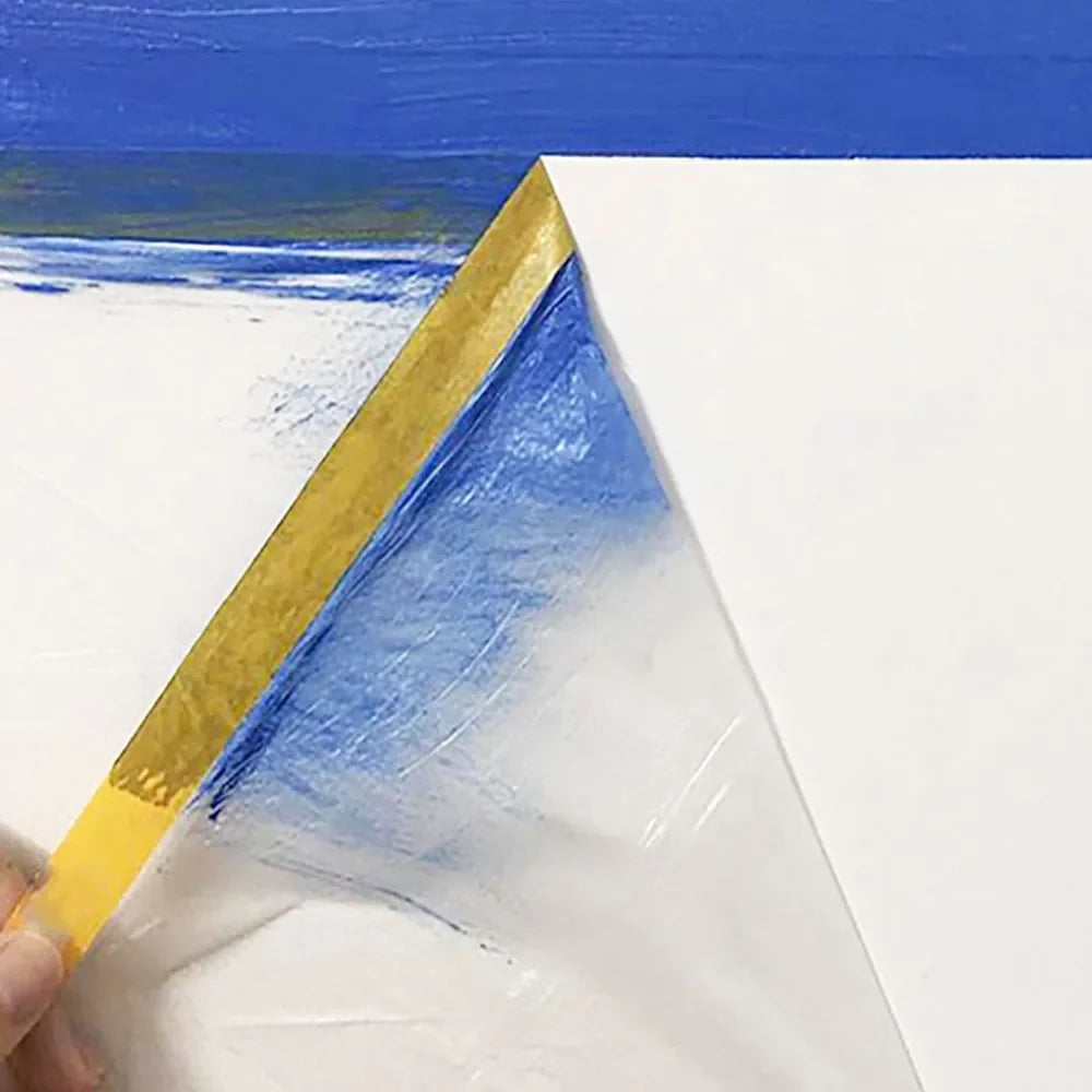 10M Pre-Taped Masking Film Plastic Drop Cloth Paint Cover Masking Film Cover Qme
