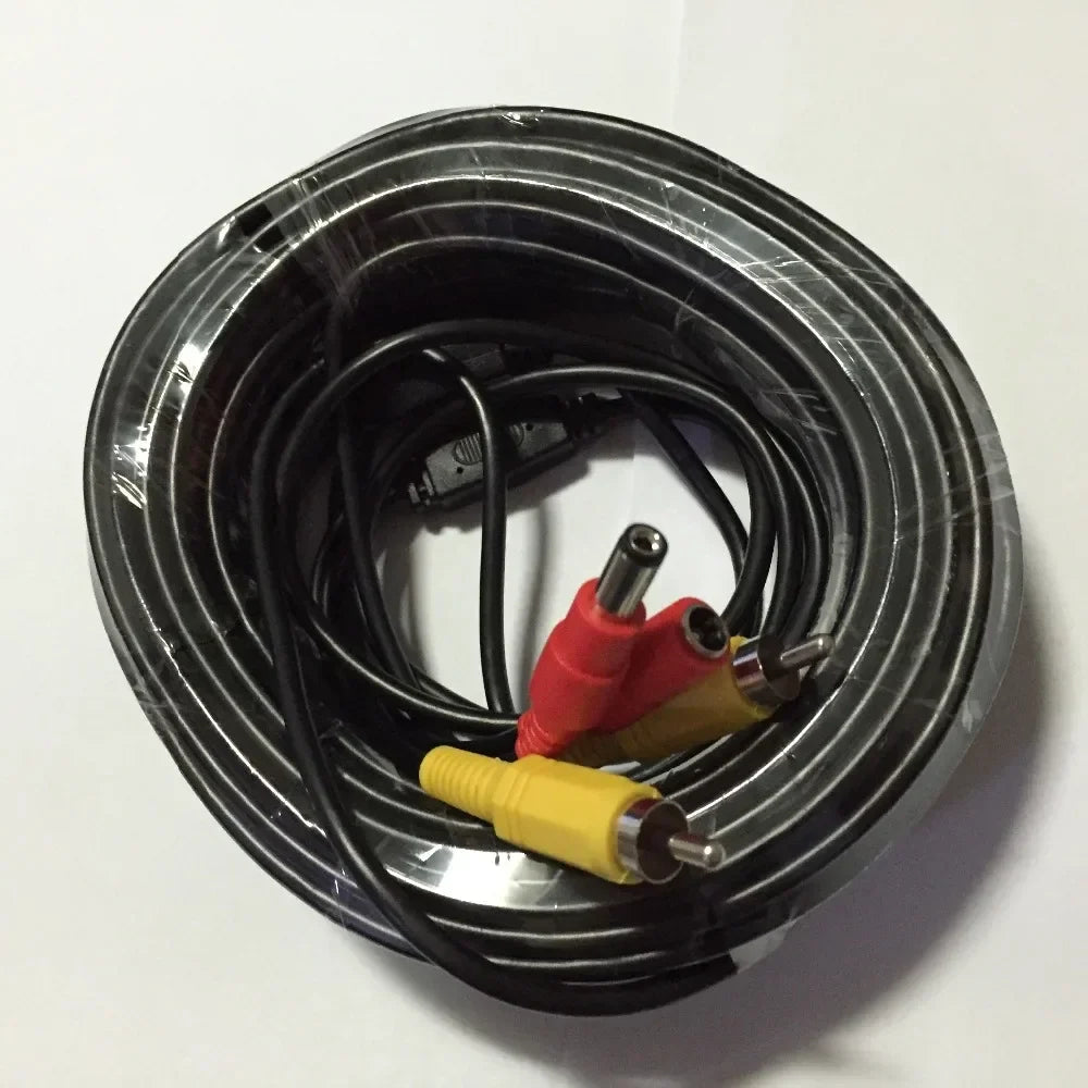 AHD 1080P CCTV Camera Video & Power RCA Cable – 5m to 20m CCTV Camera Cable Qme