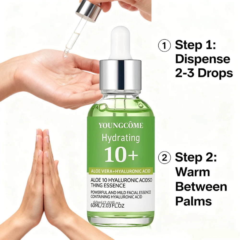 Aloe Vera & Hyaluronic Acid Face Serum – Firm & Brighten Skin Face Serum Qst