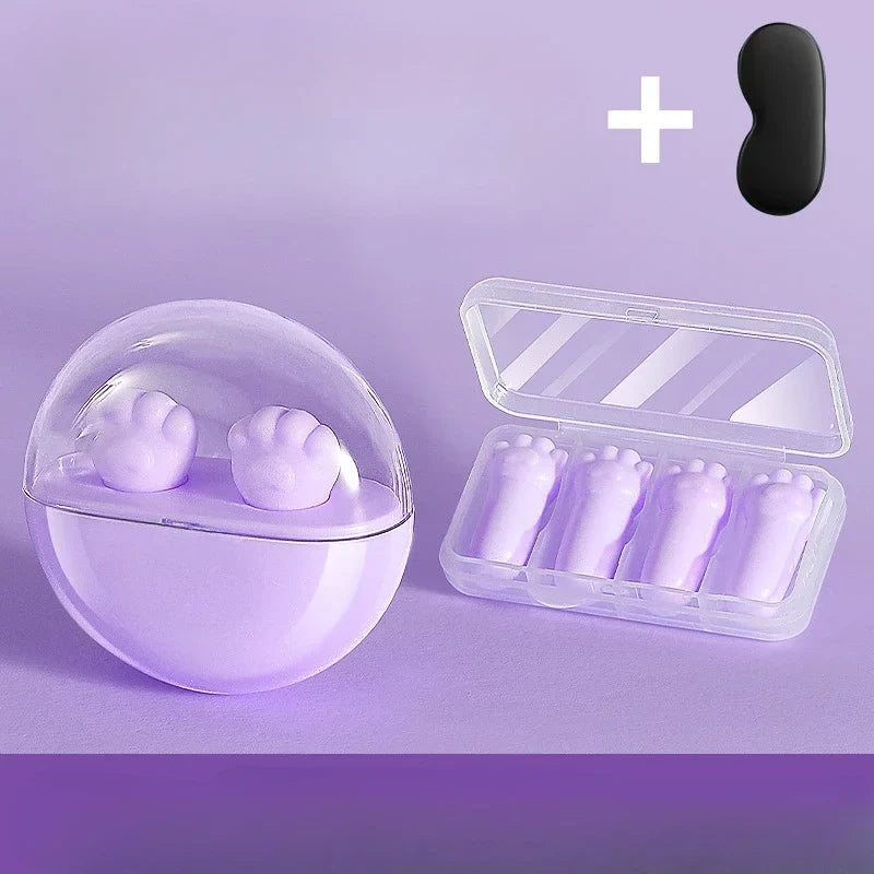 Animal Shaped Sleep Earplugs – Soft Noise Reducing Foam Sleep Earplugs Qme