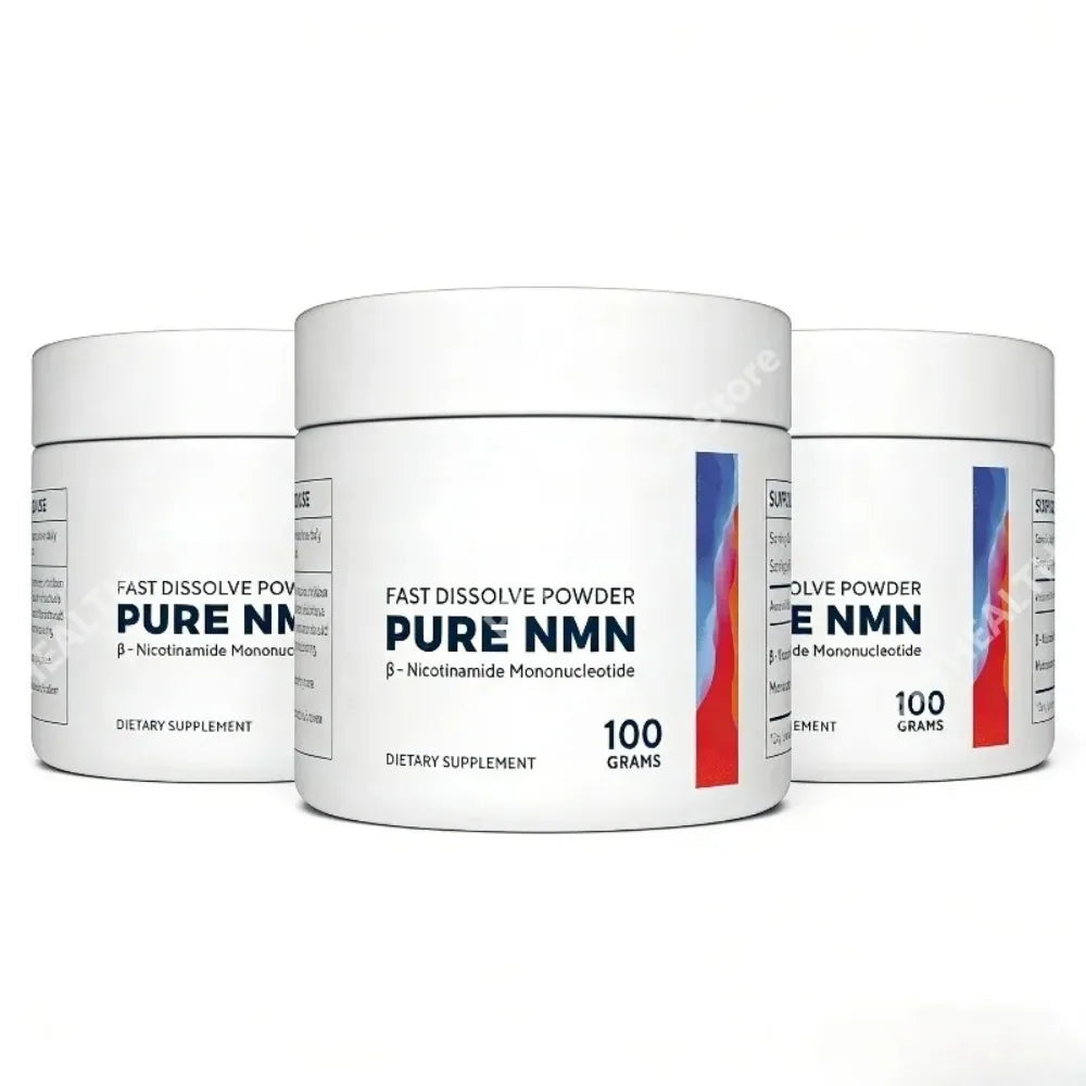 NMN Powder 100g – Fast Dissolve, USA Made, 3rd-Party Tested Dietary Supplement Qst