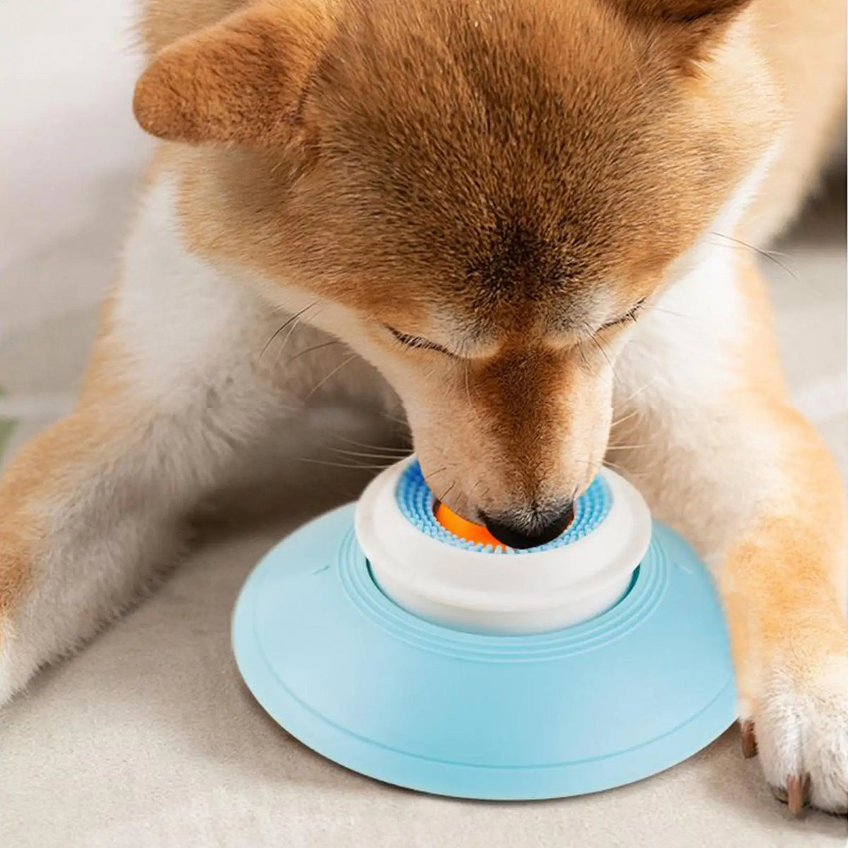 Pet Lick Mat Slow Feeder for Dogs & Cats | Interactive Plate Pet Slow Feeder Mat Qme