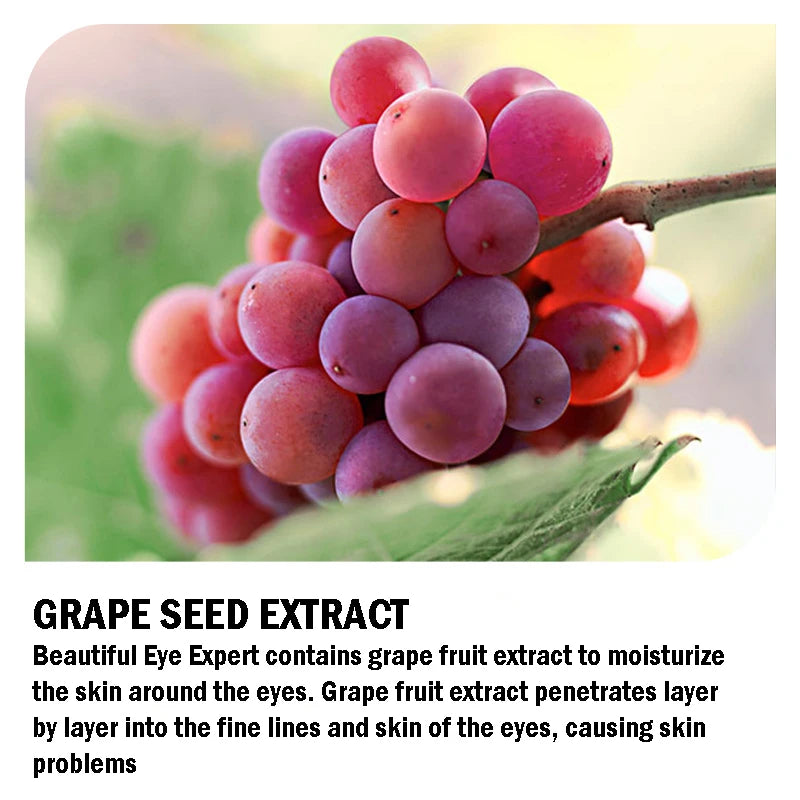 Grape Collagen Eye Masks – Moisturizing & Brightening, 60 Pcs Collagen Eye Mask Qst