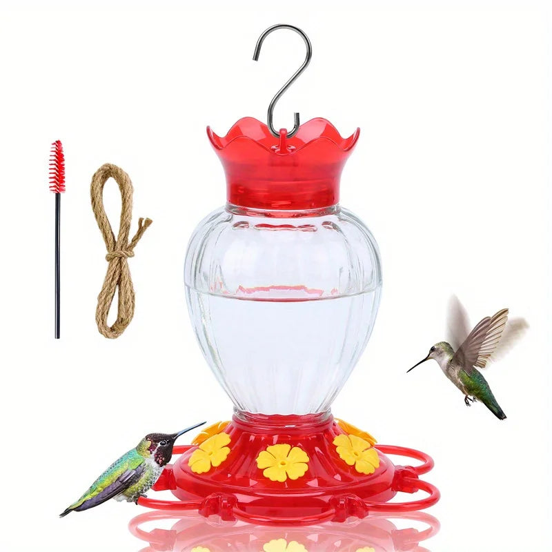 Hummingbird Hanging Water Dispenser with Ant-Proof Pool Bird Water Dispenser Qme