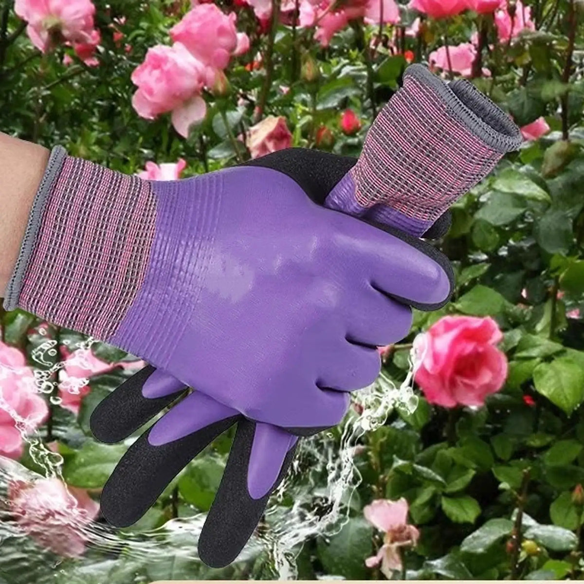 Women's Latex Protective Gloves – Kitchen, Cleaning & Garden Protective Latex Gloves Qme
