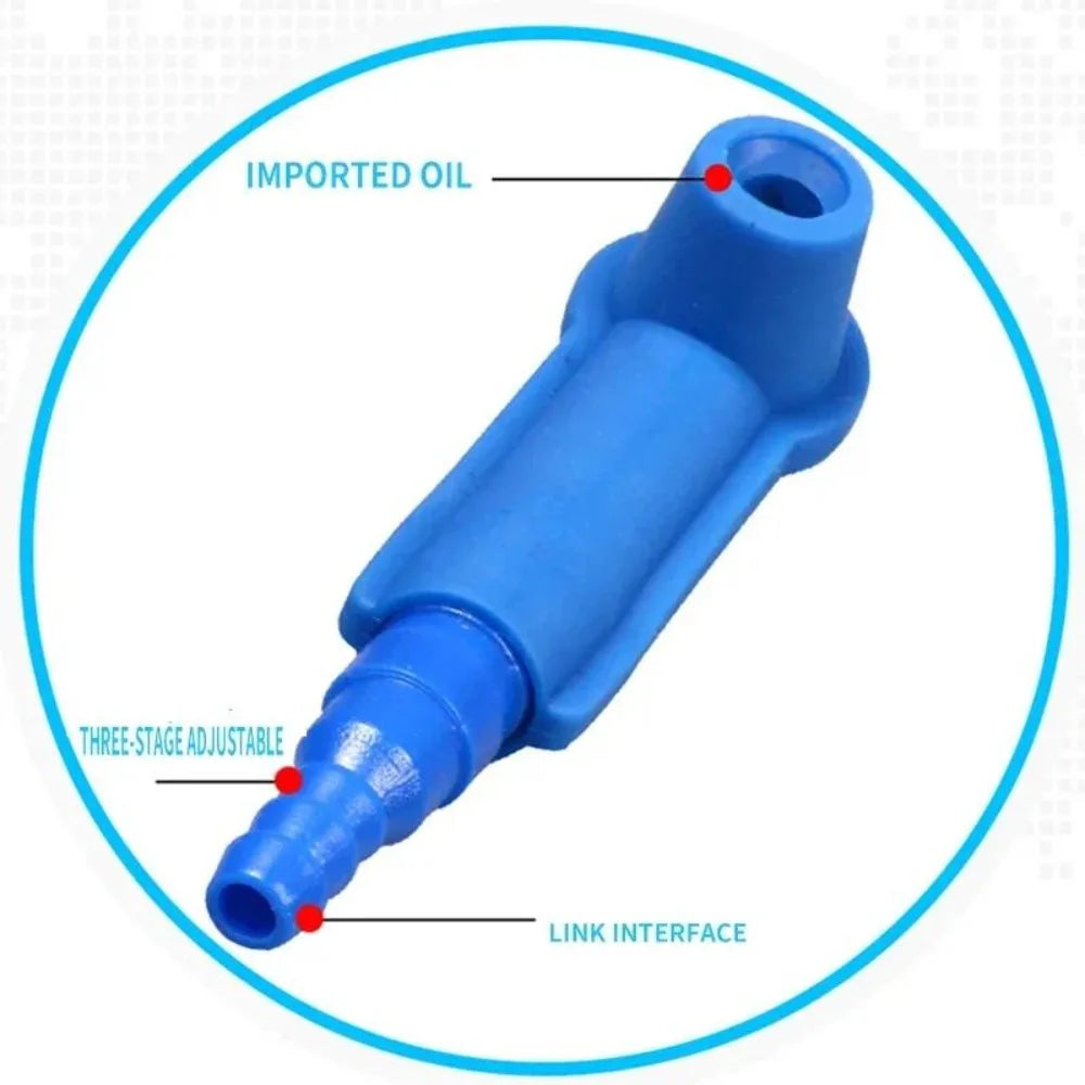 Brake Fluid Bleeder Tube Connector | 3-Stage Adjustable Hose Joint Brake Bleeder Connector Qme