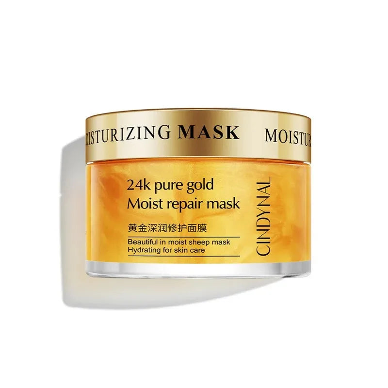 24K Gold Collagen Sleeping Face Cream – Hydrating Night Mask Sleeping Face Mask Qst