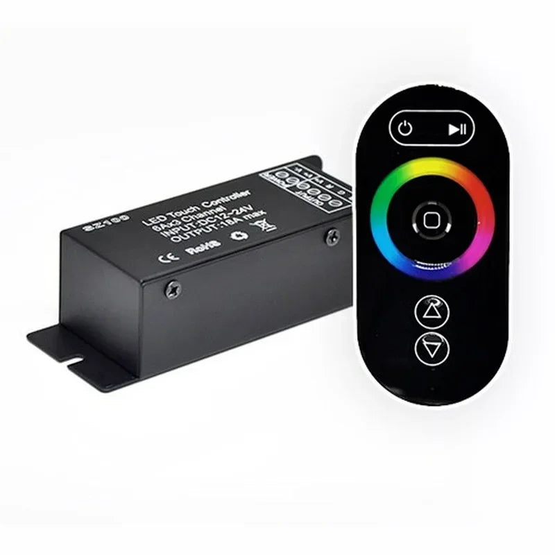 Wi-Fi Bluetooth RGB RGBW LED Music Controller 12V 24V Remote LED Remote Controller Qme Default Title